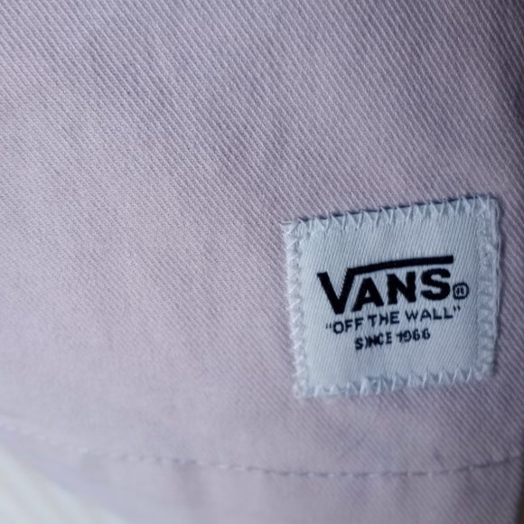 'VANS' OFF THE WALL Pastel Pink Cropped Jacket Size XS/S 100% Cotton NWT - Picture 14 of 14